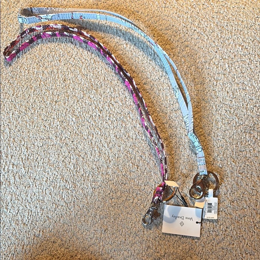 NWT Vera Bradley Lanyard Set in Pink and Blue